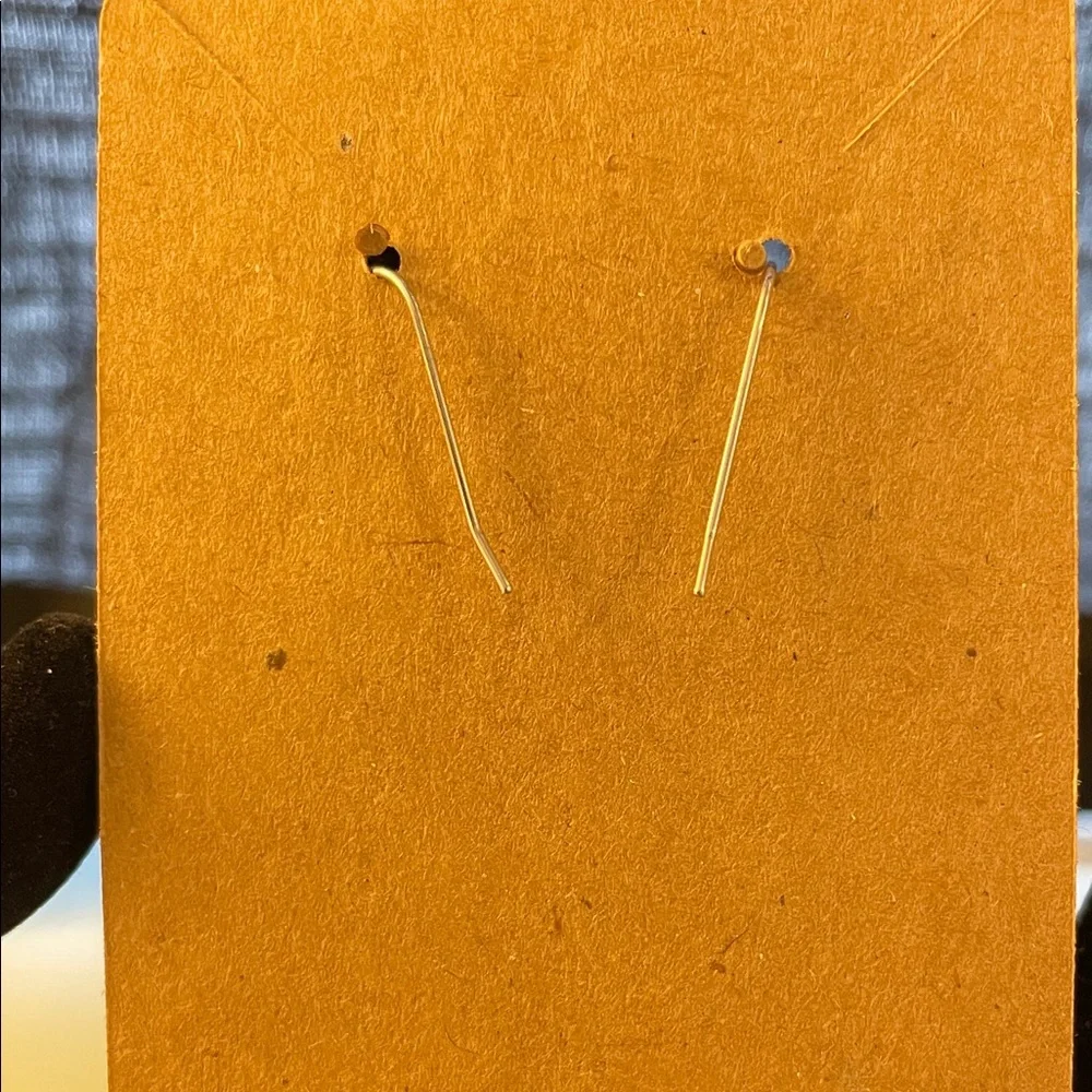 Sunstone Heart Drop Earrings